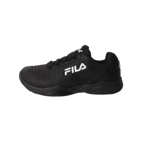 FILA Axilus 2 Cushioning Breathable Rebound Cushioning Breathable Rebound Low top Tennis Shoes Unisex Black