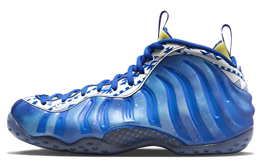 Мужские кроссовки Nike Foamposite One (синий)