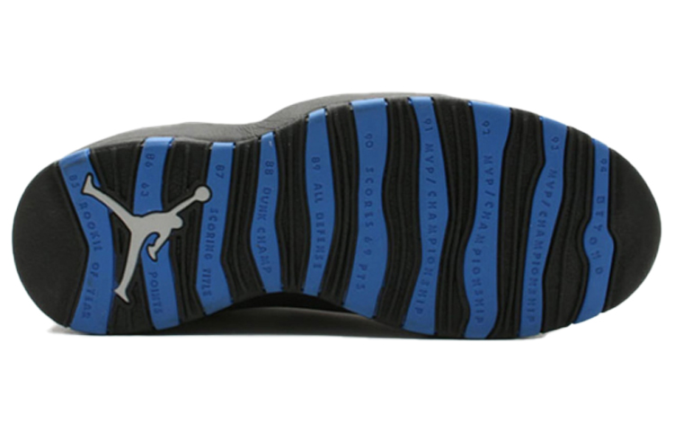 Кеды Jordan Air Jordan 10 Retro Orlando OG до (черно-бело-синий) — Чёрный / белый / синий — фото 5