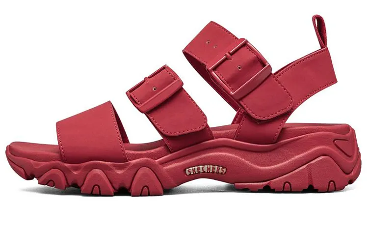Skechers D'lites 2.0 Sandals Red Women's