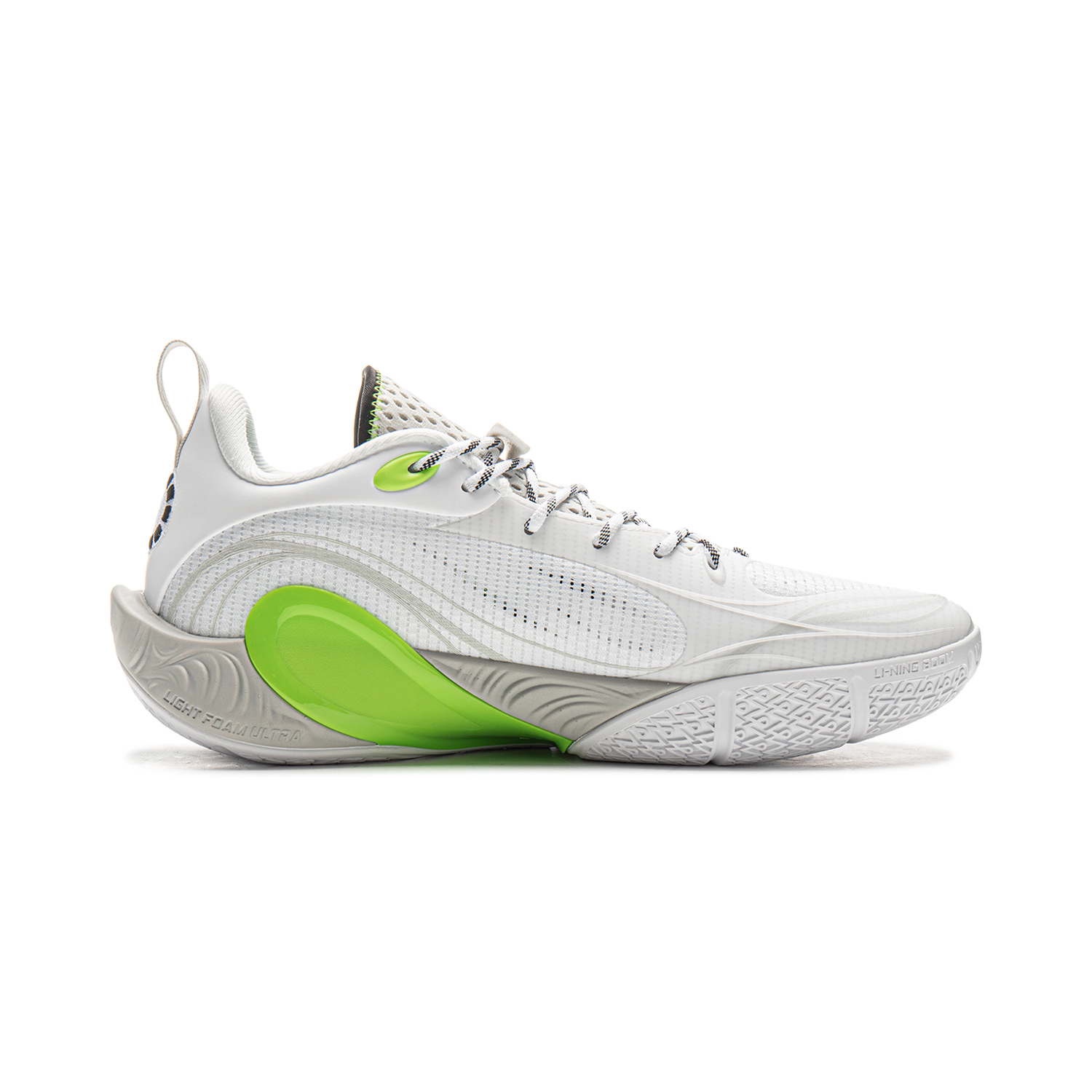 Li Ning DLO1 Cushioning Low top Basketball Shoes Men’s Standard White