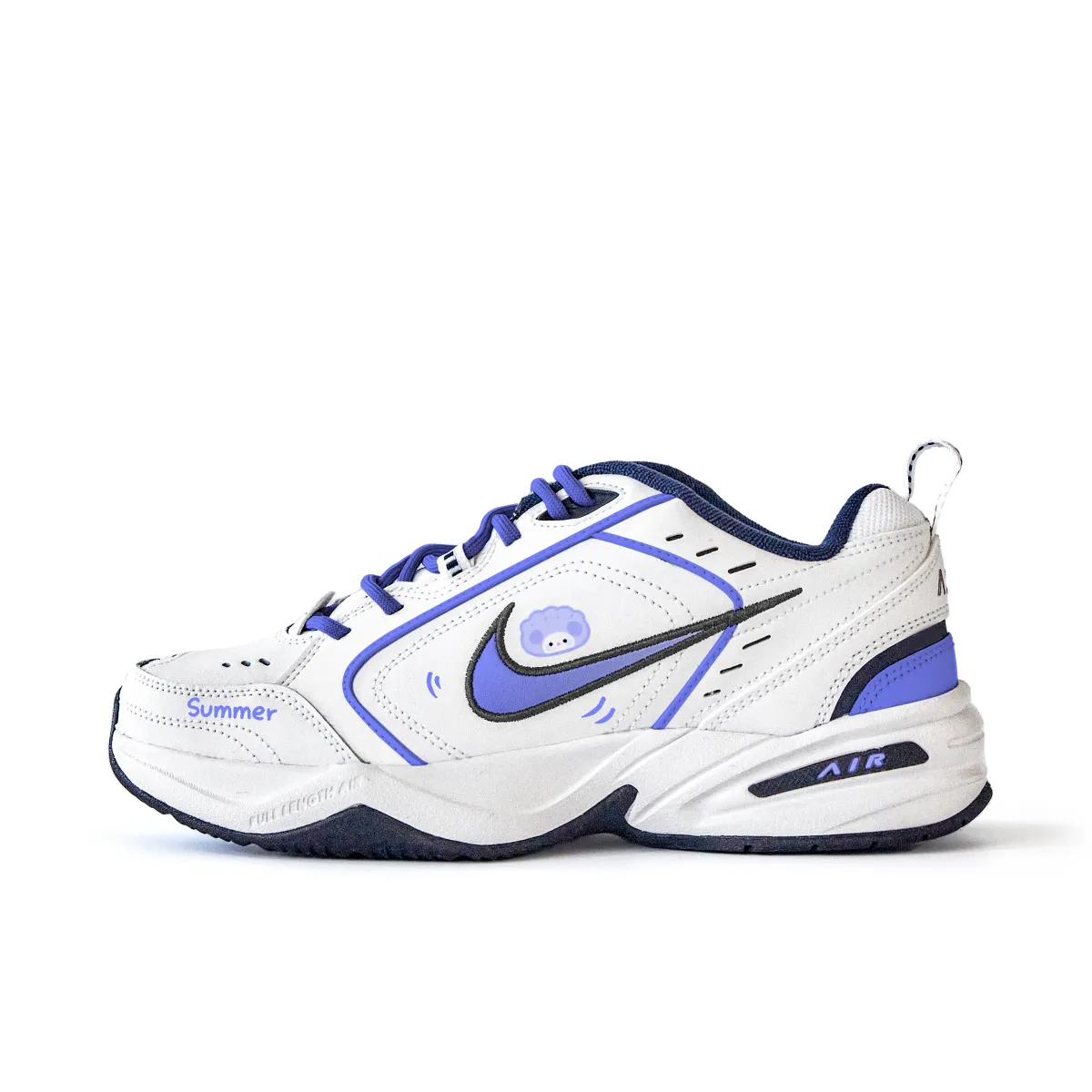 Nike Air Monarch 4 The Dark Clouds Disperse. PU, Textile, Synthetic Leather Slip Resistant Abrasion Resistant Low top