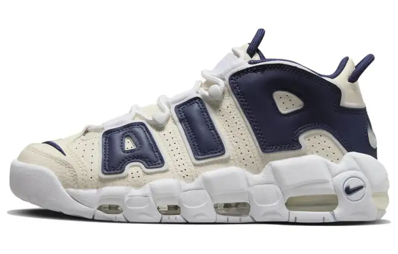 Nike Air More Uptempo 'Coconut Milk Navy'