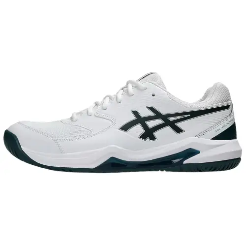 ASICS Gel Dedicate 8 Cushioning Breathable Lightweight Low top Tennis Shoes Men's White