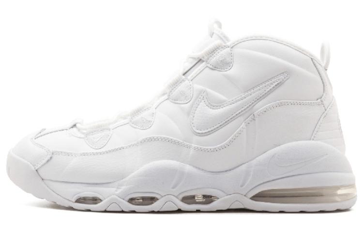 Nike Air Max Uptempo 95 mid-top retro basketball shoes for men and women, white