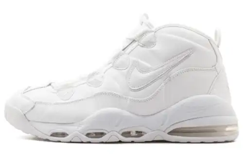 Nike Air Max Uptempo 95 mid-top retro basketball shoes for men and women, white