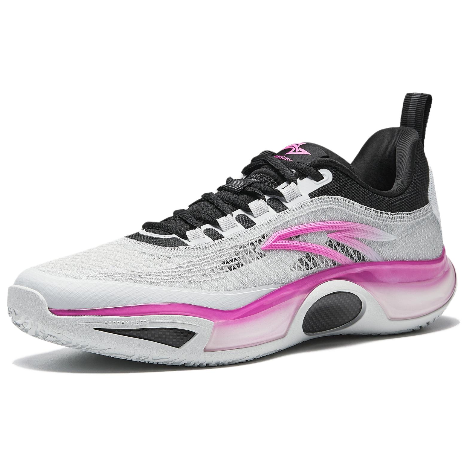 ANTA Fengmang 2 Basketball Shoes Men’s Low Top White Purple