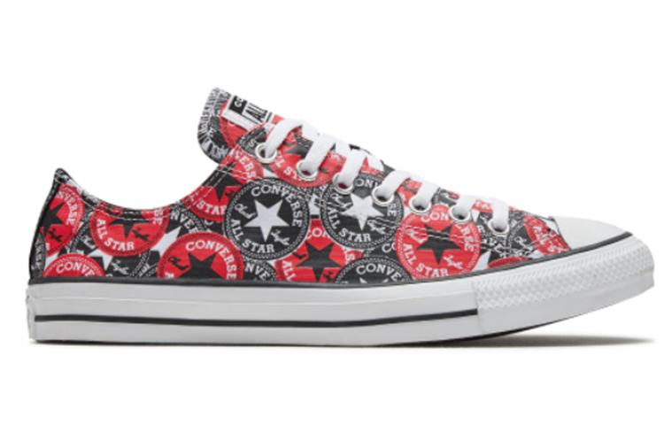 Кеды Converse Chuck Taylor All Star (черно-красный) — фото 2