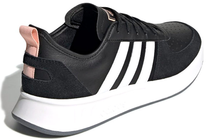 Женские кеды adidas Court80s (черные) — Чёрный / белый — фото 5