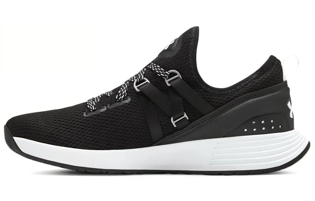 Under Armour Breathe Trainer Running Shoes Black/White Women's