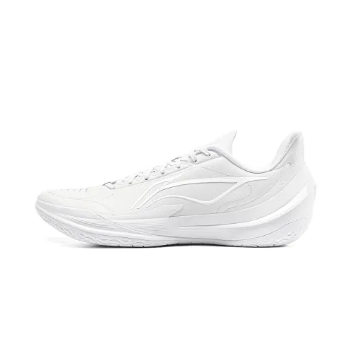 Li Ning Liren 5 V2 Basketball Shoes Men's Low Top Standard White