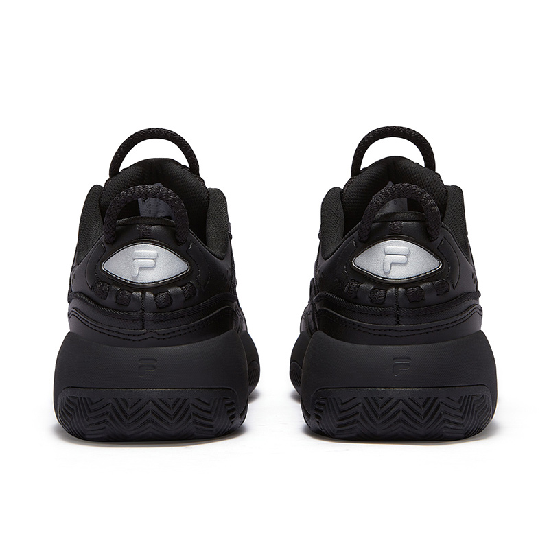FILA FUSION FIRE Flame Shoes Coverage Low top Vintage Basketball Shoes Men’s Black