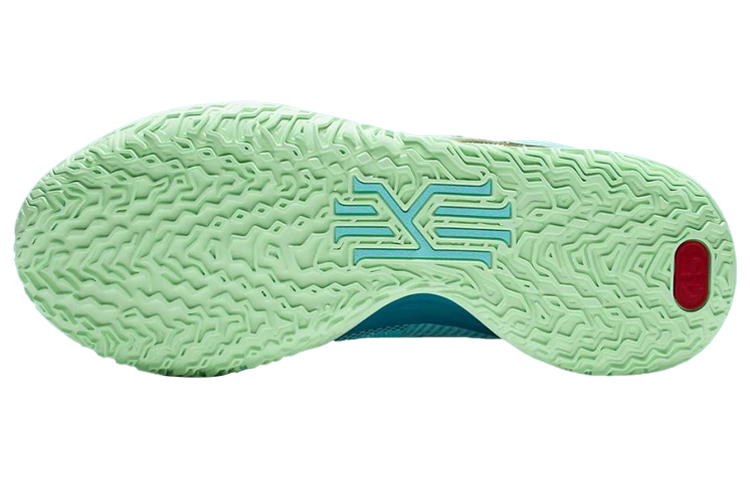 Кроссовки Nike Kyrie 7 (сине-зелено-красный) — Синий / зелёный / красный — фото 6