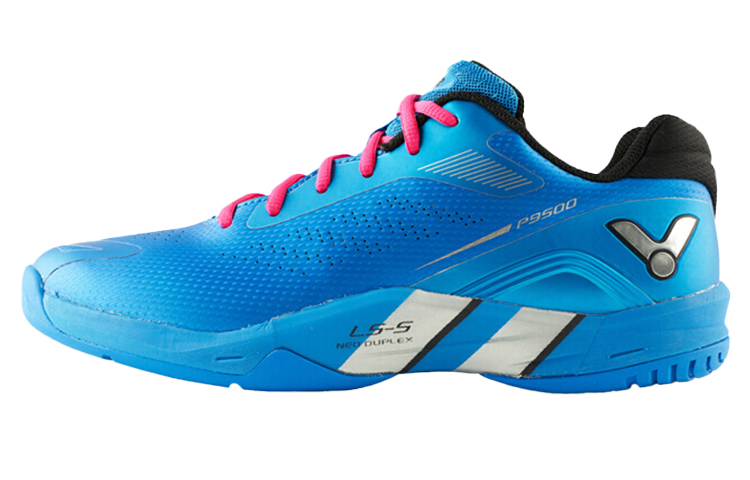 VICTOR Comfortable Slip Resistant, Abrasion Resistant, Breathable Low top Badminton Shoes Unisex Blue