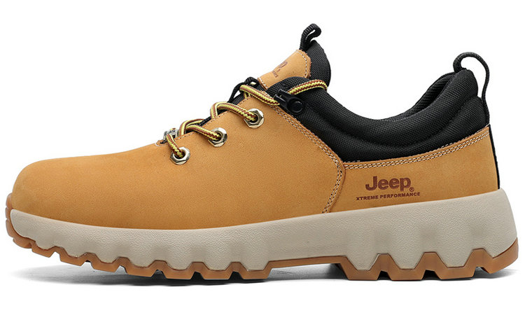 Jeep Mountaineering & Hiking Shoes Unisex Low Top Gold