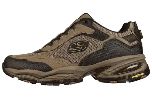 Skechers 3.0 Leather Low top Chunky Sneakers Black Brown