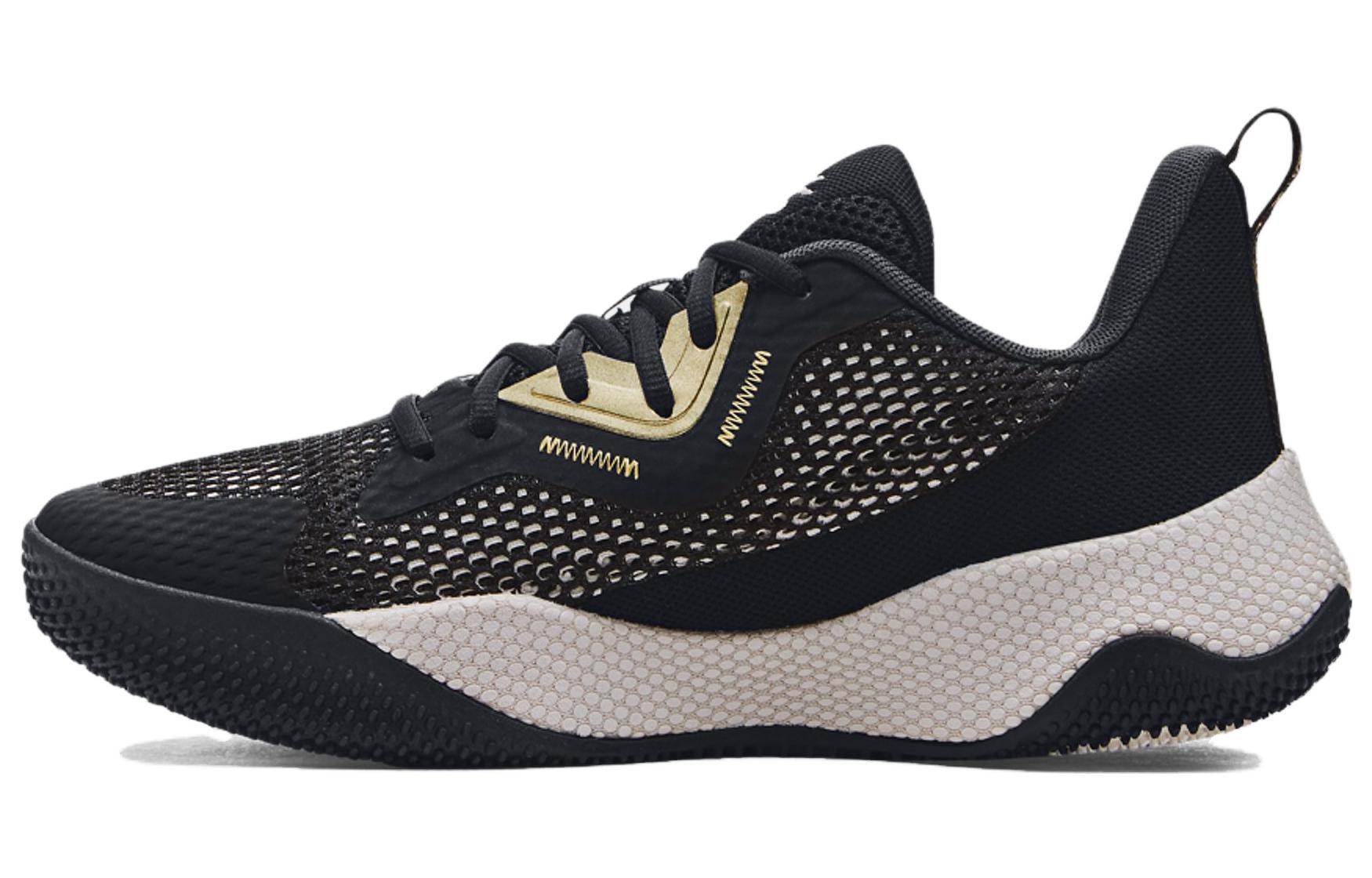 Кроссовки Under Armour Hovr Splash 3 (черно-золотые)