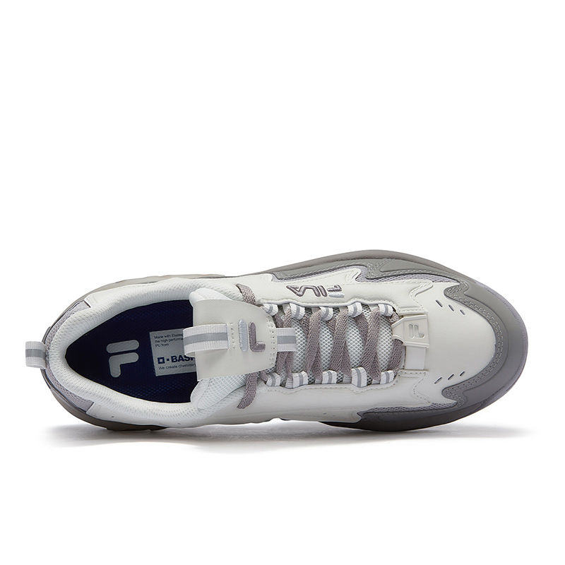 FILA FUSION SHOCK Abrasion Resistant Low top Basketball Shoes Women’s Haze Gray