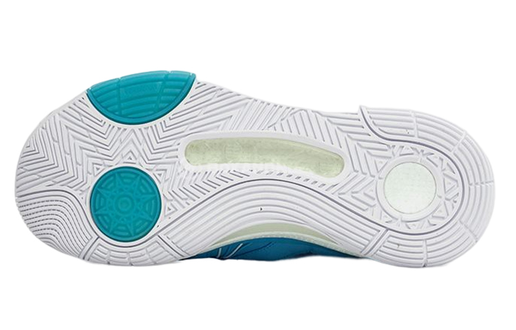 Li Ning 937 䨻 Cushioning Slip Resistant Abrasion Resistant High top Performance Basketball Shoes Blue White