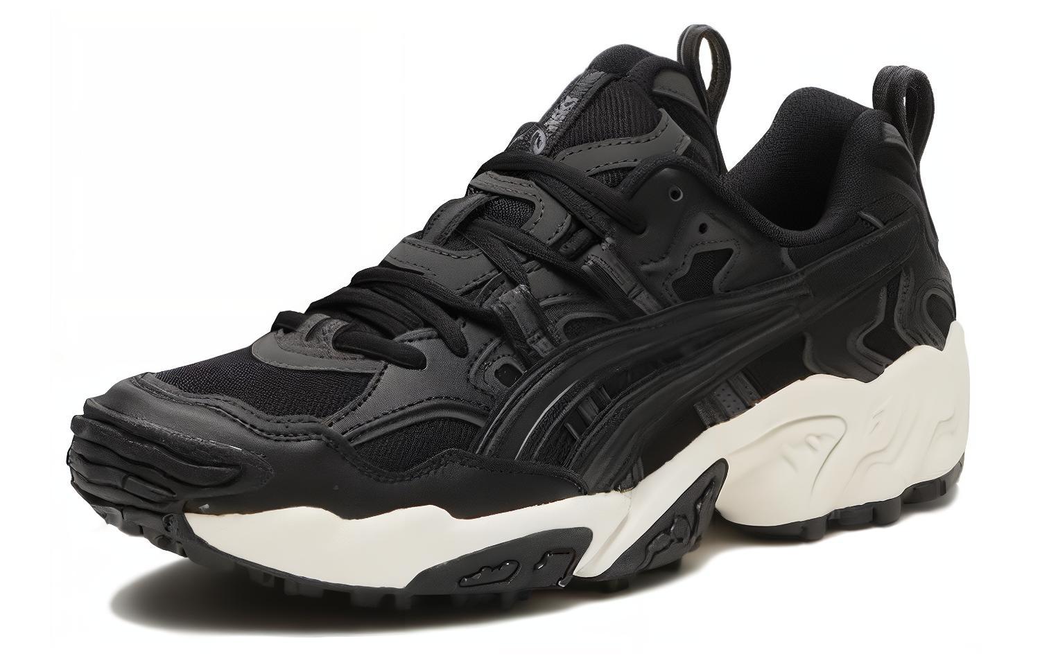 Asics Gel Nandi Og Lt Cushioning, Wear Resistant Low top Chunky Sneakers Unisex Black White