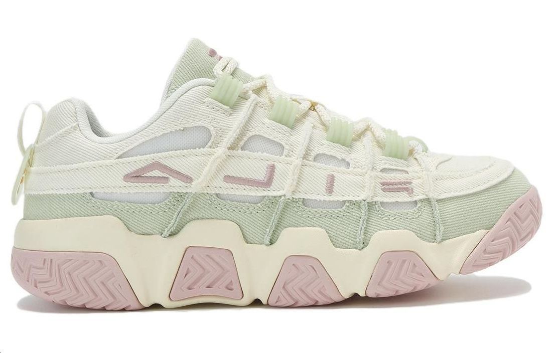 FILA Barricade Basketball Shoes ‘White Green Pink’ Women’s