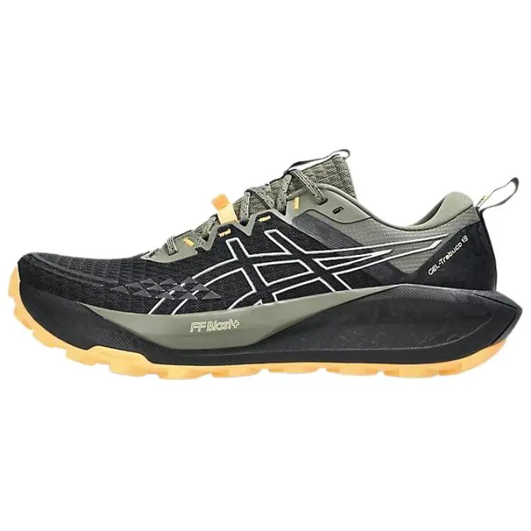 ASICS GEL TRABUCO 13 Trail Running Shoes Men's Black Green