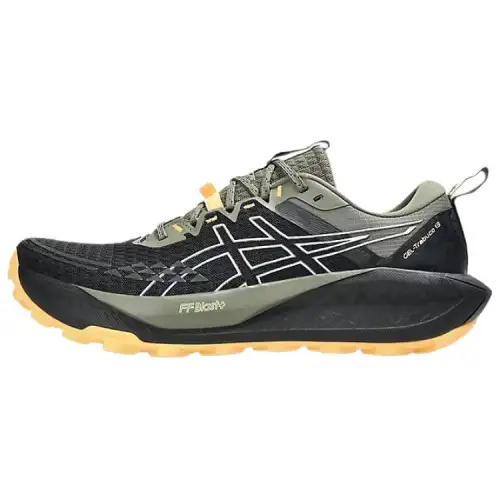 ASICS GEL TRABUCO 13 Trail Running Shoes Men's Black Green