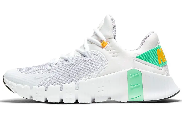 Nike Free Metcon 4 White Green Glow Women's