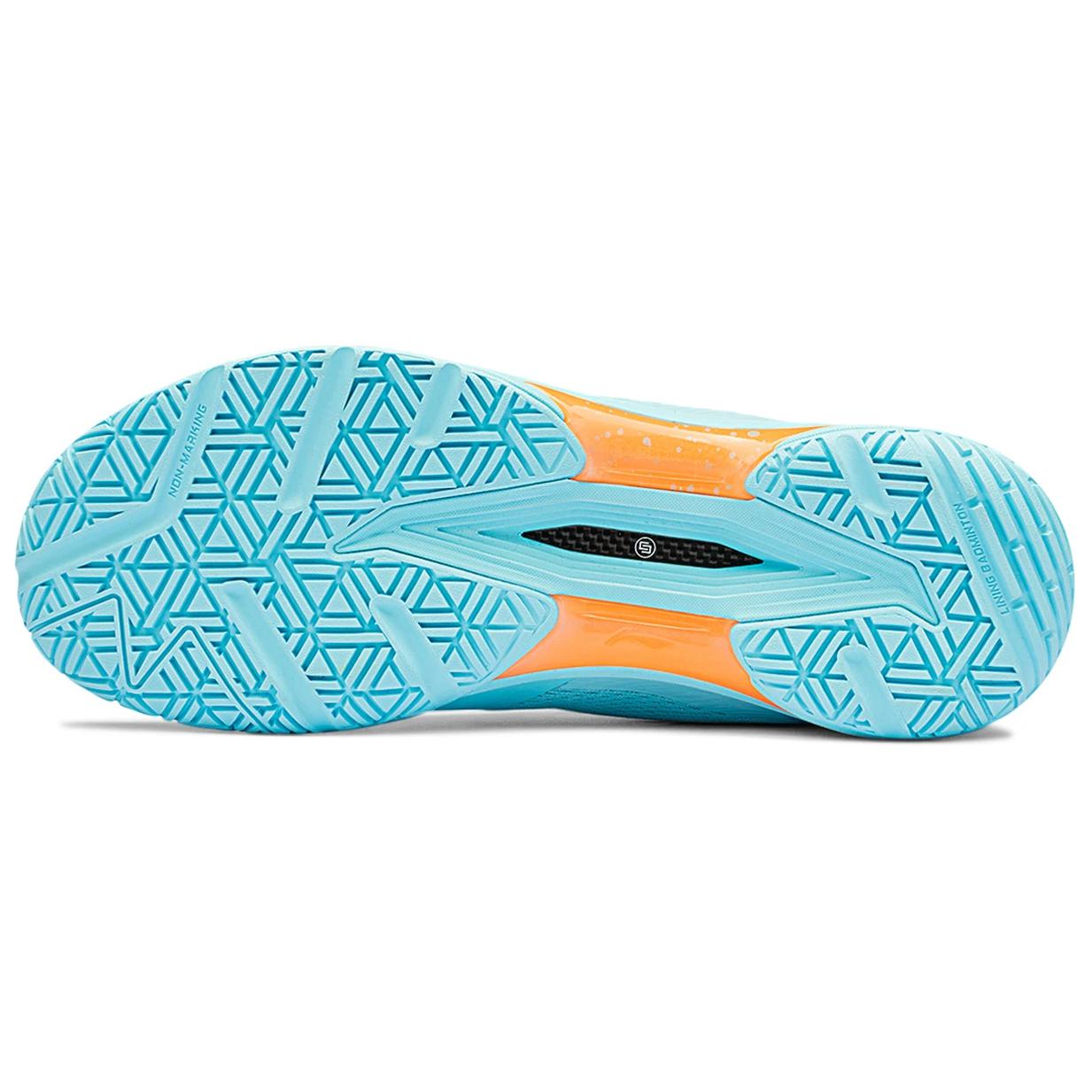 Li Ning Comfortable And Trendy Slip Resistant Abrasion Resistant Low top Badminton Shoes Unisex Blue