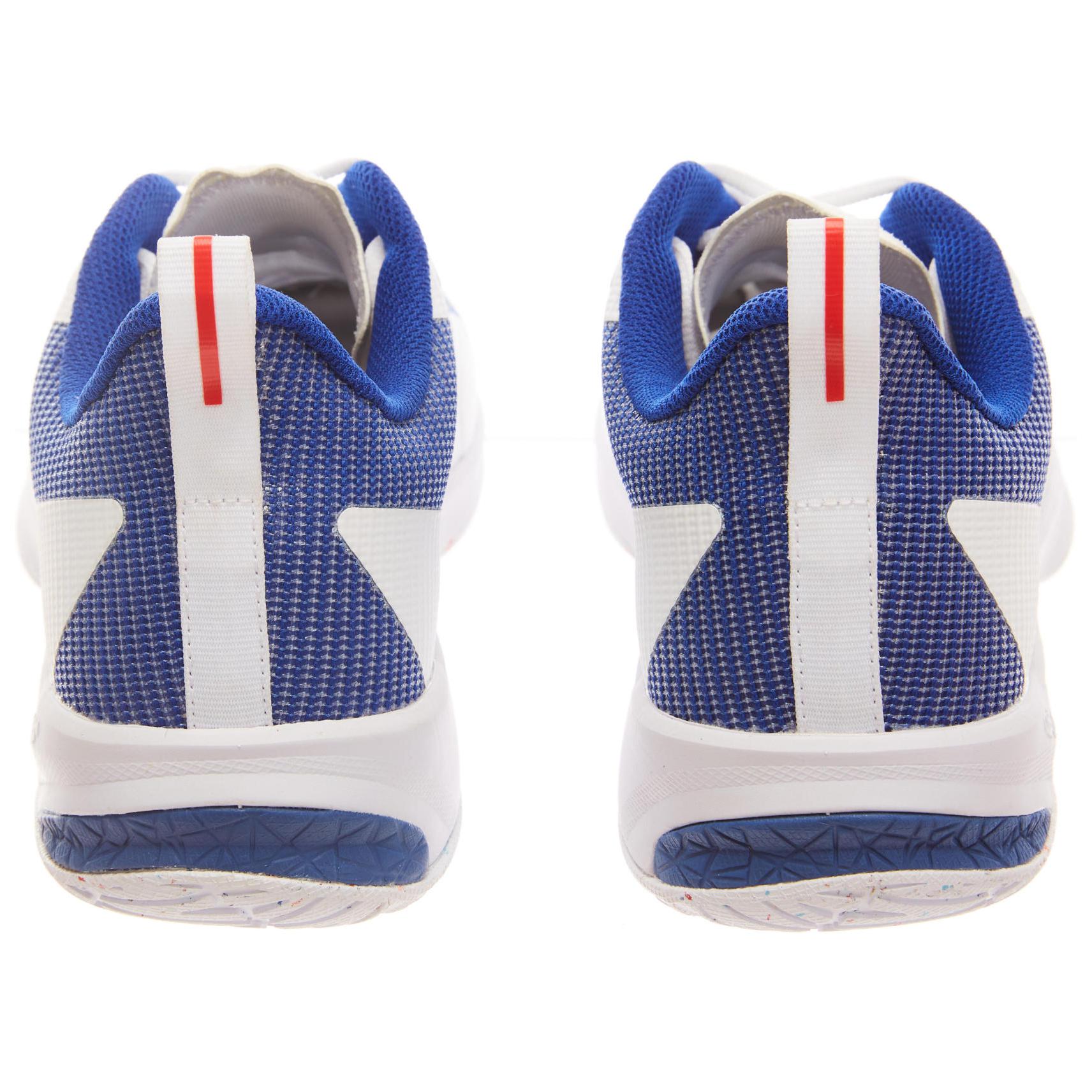 DECATHLON Perfly 560 Cushioning Abrasion Resistant Cushioning, Wear Resistant Low top Badminton Shoes Men’s White Blue