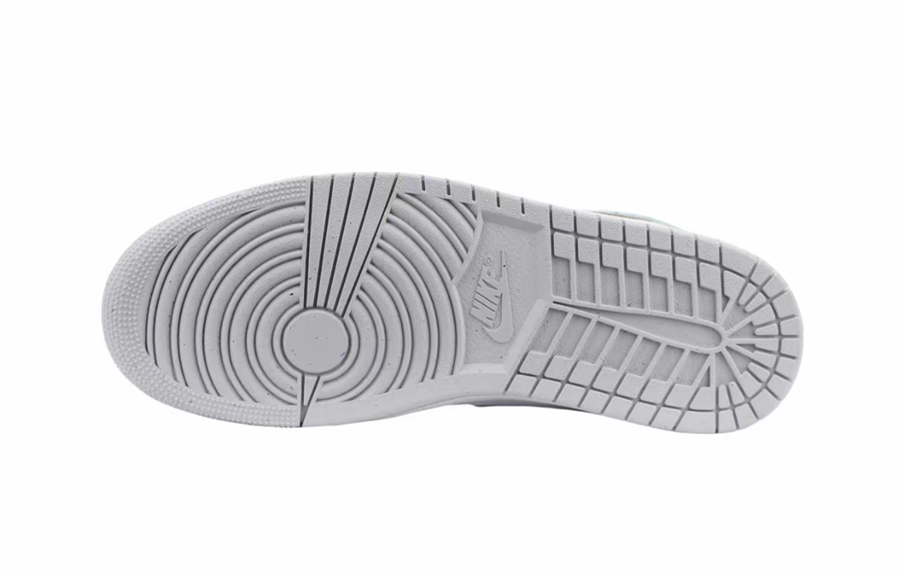 Jordan Air Jordan 1 Silver Wing Vast Sea Abrasion Resistant Low top Vintage Basketball Shoes Unisex Silver