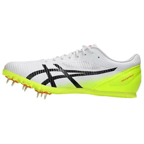 Asics HEATSPRINT 13 White Green Sprint Track And Field Shoes Men's Low top