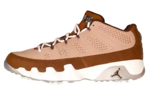 Jordan Air Jordan 9 Vintage Basketball Shoes Men's Mid Top Brown Pink