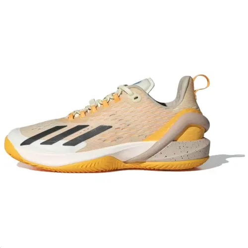 Adidas Adizero Cybersonic Slip Resistant Abrasion Resistant Low top Tennis Shoes Women's Beige