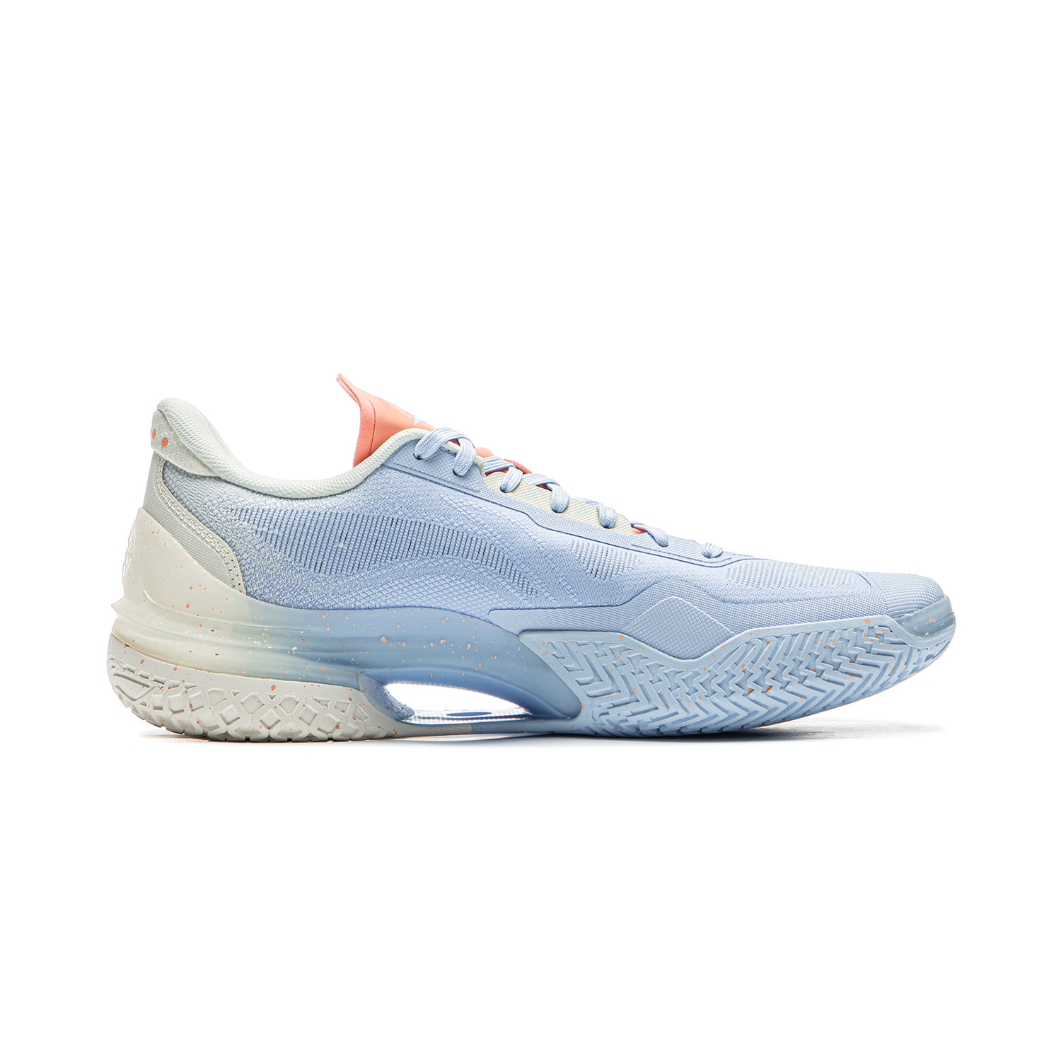 Li Ning Blade 5 Slip Resistant Coverage Lightweight Rebound Low top Performance Basketball Shoes Men’s Blue White