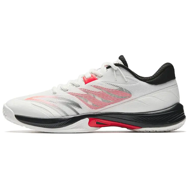 Anta Low top Badminton Shoes Men's White Red Black