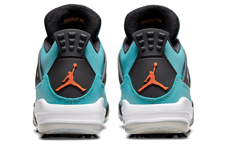 Мужские кроссовки Jordan Air Jordan 4 Golf NRG (бирюзовые) — фото 5
