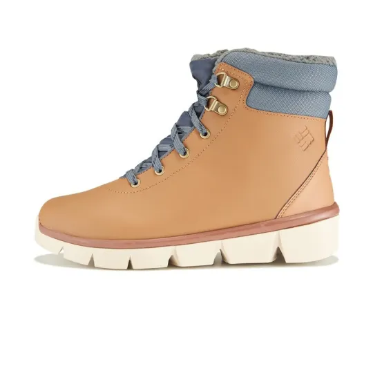 Columbia Outdoor Fabric Abrasion Resistant Crew Snow Boots Women's Brown