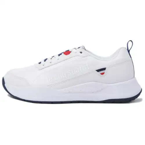 Le Coq Sportif Slip Resistant Abrasion Resistant Low top Tennis Shoes Unisex White Blue Red