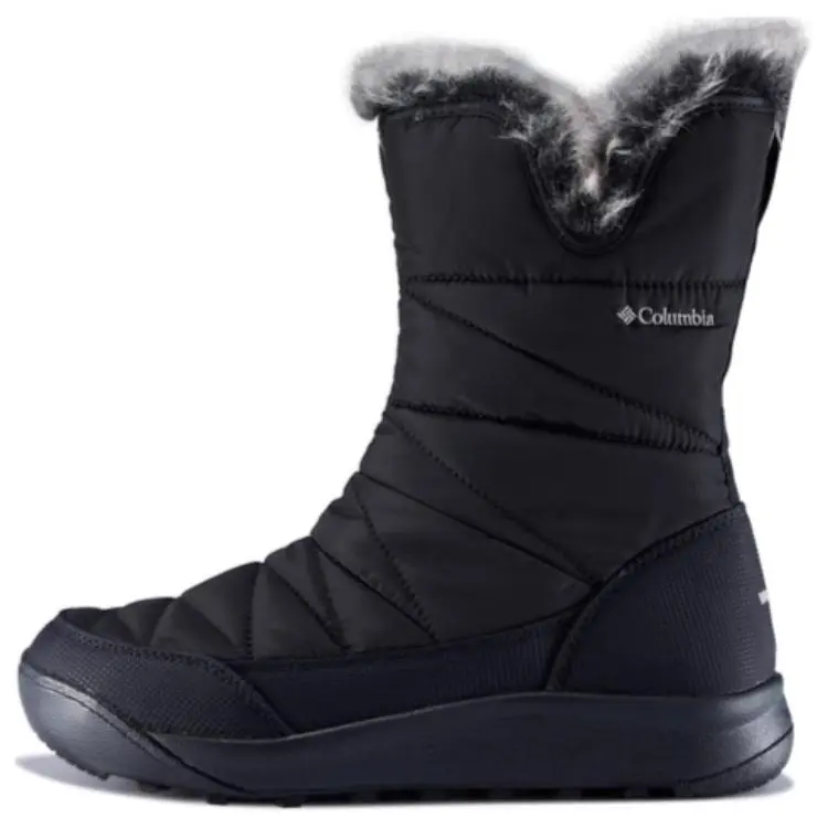 Columbia Outdoor Life Outdoor Waterproof Abrasion Resistant Comfortable Crew Snow Boots Women's Black