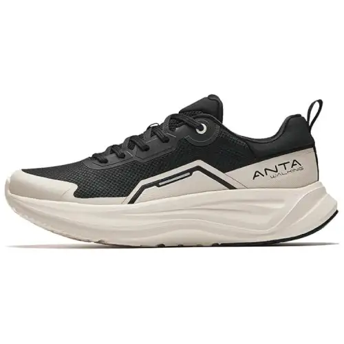 Anta Le Dao Slip Resistant And Abrasion Resistant Coverage Low top Training Shoes Men's Black Beige