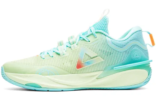 PEAK Basketball Shoes Men's Low Top Green