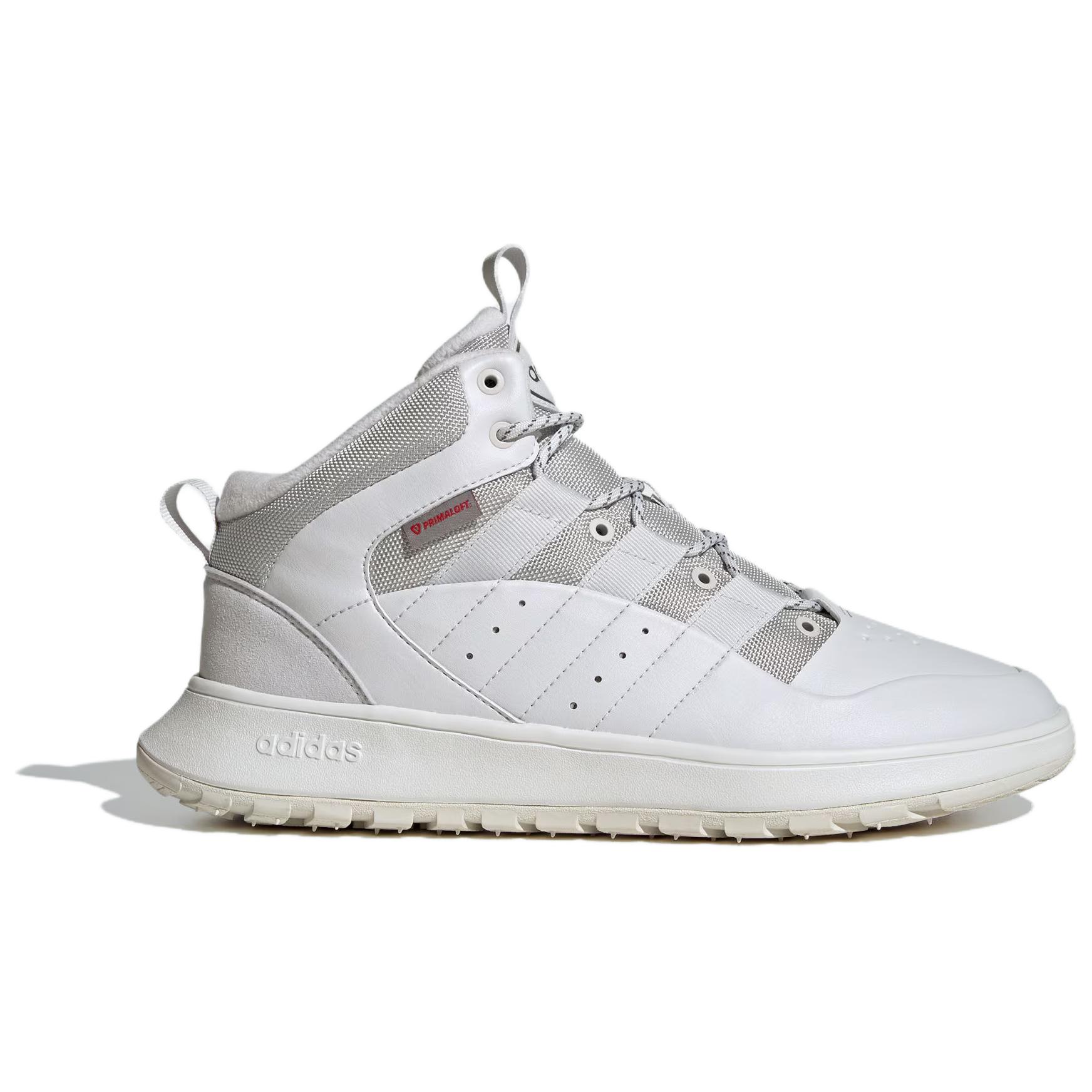 Adidas Abrasion Resistant Mid top Basketball Shoes Unisex White