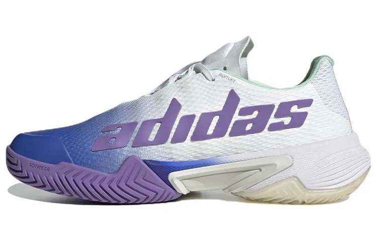 Adidas Barricade Tennis Shoes 'White Lucid Blue' Women's