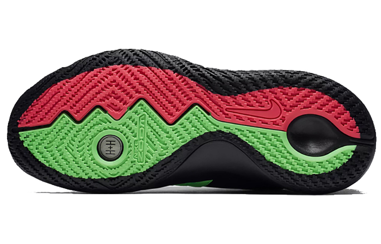 Мужские кроссовки Nike Flytrap KYRIE EP (зелено-черные) — фото 6