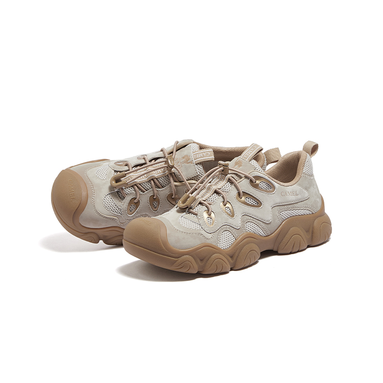 CAMEL Slip Resistant Abrasion Resistant Low top Mountaineering Shoes Women’s