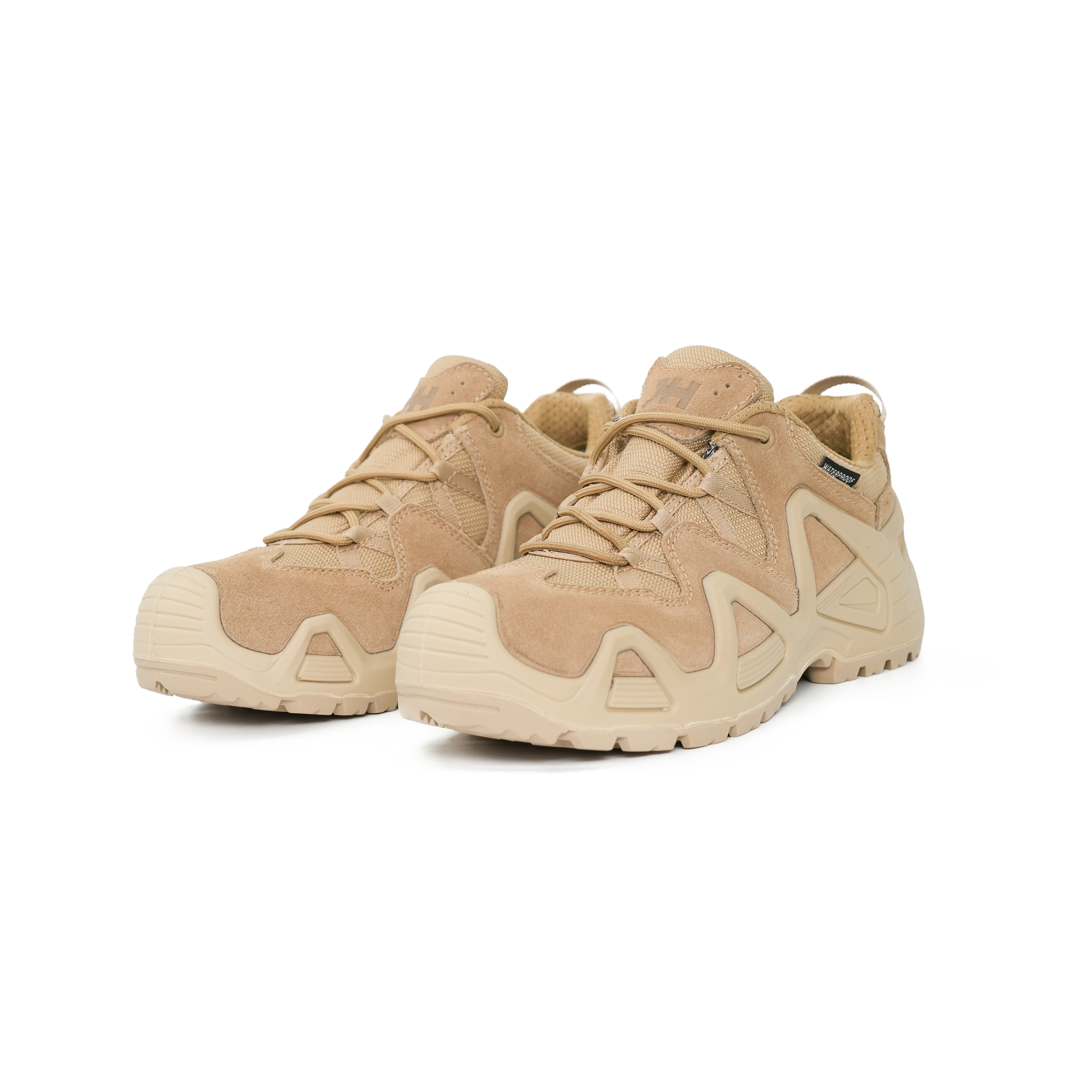 JIHUA Low top Mountaineering Hiking Shoes Unisex Sand