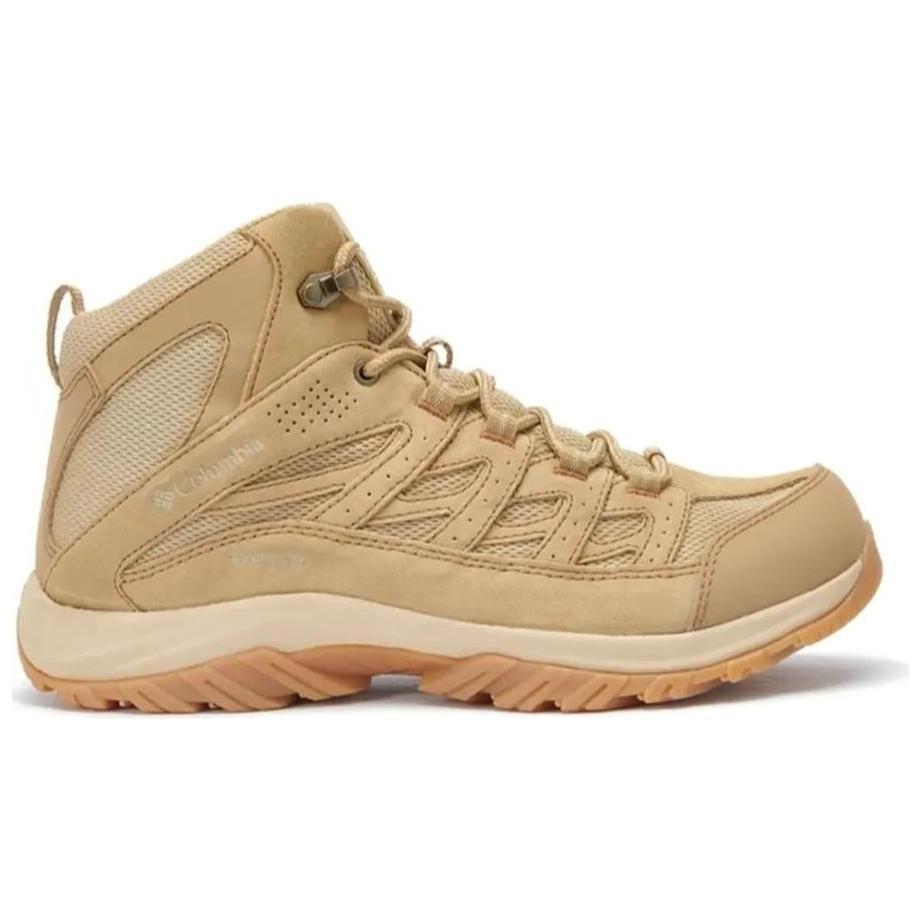 Columbia Hiking Slip Resistant Abrasion Resistant Mid top Mountaineering Shoes Men’s Khaki