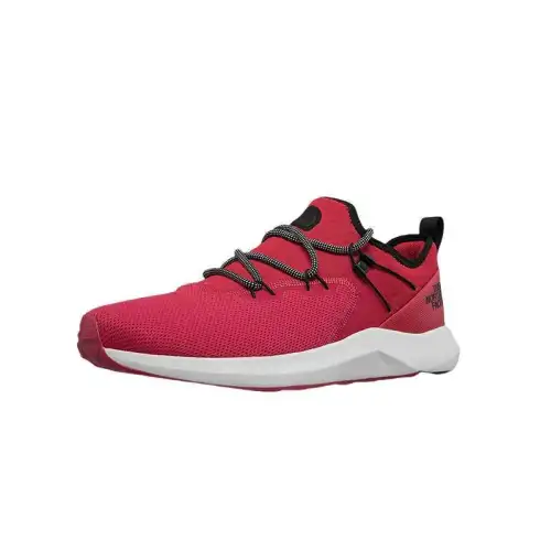 THE NORTH FACE Slip Resistant, Abrasion Resistant, Lightweight Low top Training Shoes Men's Black Red