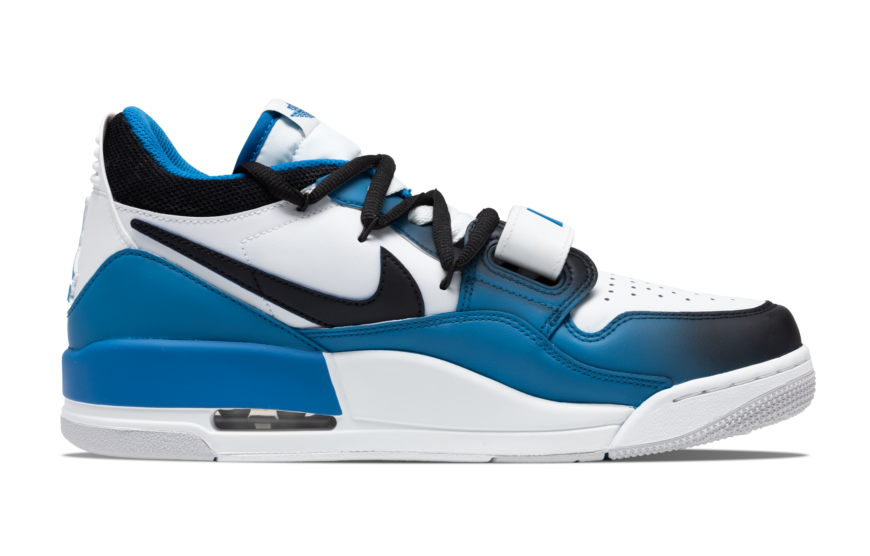 Jordan Legacy 312 Cushioning Slip Resistant Low top Vintage Basketball Shoes Men’s Blue Gray